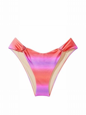 Pink Victoria Secret Sunset Ombrezilian Bikini Bottom | AJIYT0576