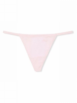 Pink Victoria Secret Tulip Cotton G String Underwear | AUFLJ8923
