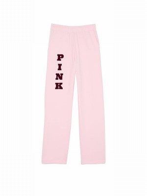 Pink Victoria Secret Tulip Straight Leg Fleece Joggers | HDIYT0945