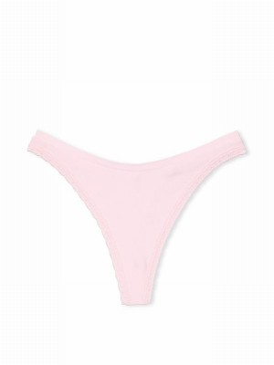 Pink Victoria Secret Tulip Thong Seamless Underwear | QIWXF4168