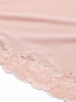 Pink Victoria Secret Zinc Modal Straight Neck Slip Lingerie | COWUI9253