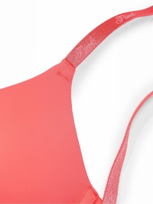 Pink / Coral Victoria Secret Coral Push Up Bras | HNVJQ0175