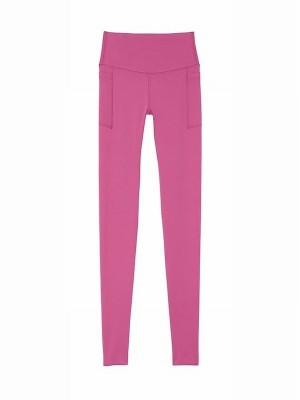 Pink / Purple Victoria Secret Violet Relay Compression Leggings | XBADR5923