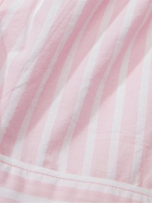 Pink / Stripes Victoria Secret Cotton Nightwear | WQZKD7193