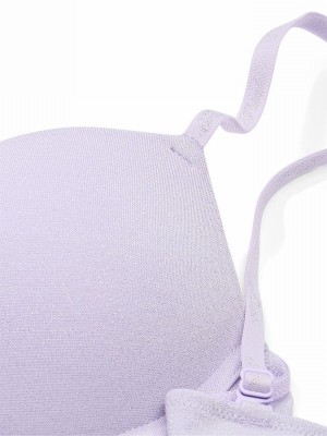 Purple Victoria Secret Cloud Super Push Up Bras | MFEZO7426