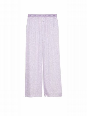 Purple Victoria Secret Ditsy Floral Trouser TENCEL™ Nightwear | KACVU1376