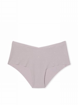 Purple Victoria Secret Dusty Diamante Cheeky No Show Underwear | XNDZM5210