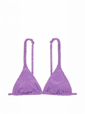 Purple Victoria Secret Glazed Violet Triangle Bikini Top | FVSPR2901