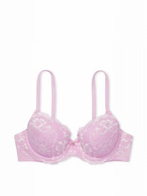Purple Victoria Secret Violet Sugar Vintage Lace Trim Demi Bras | MNQCH8670