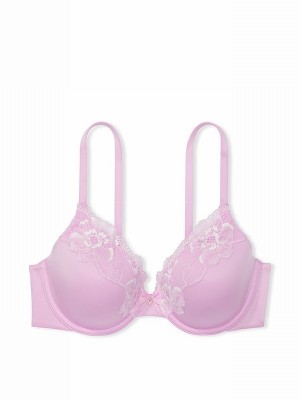 Purple Victoria Secret Violet Sugar Vintage Lace Trim Full Cup Bras | EKJUS2983