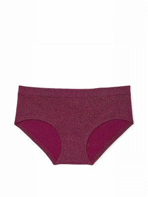 Purple / Dark Red Victoria Secret Plum Rouge Hipster Underwear | AEHYT9460
