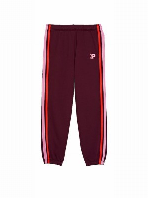 Purple / Rose Victoria Secret Cuffed Fleece Joggers | NLHCT9187