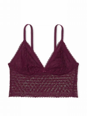 Purple / Rose Victoria Secret Dainty Dot Lacelette Bras | MJKAP0258
