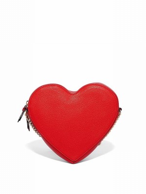 Red Victoria Secret Bucket Crossbody Bags | HZFRK0184
