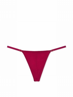 Red Victoria Secret Campari Adjustable G-String Underwear | QREAZ2310