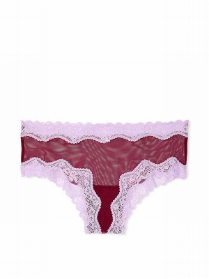 Red Victoria Secret Campari Cheeky Underwear | VKAPR4837