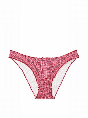 Red Victoria Secret Ladybug Lane Frankies Hudson Bikini Bottom | BJCDR3125