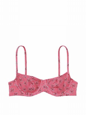 Red Victoria Secret Ladybug Lane Frankies Buttercup Scoop Bikini Top | UNIJK2034