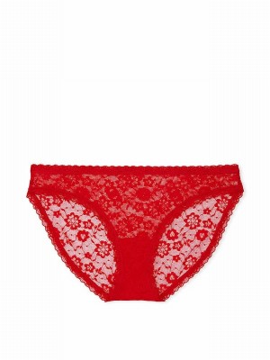 Red Victoria Secret Lipstick Bikini Underwear | ISTYJ6587