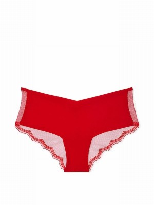 Red Victoria Secret Lipstick Cheeky Underwear | ENWFV2415