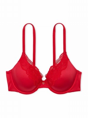 Red Victoria Secret Lipstick Full Cup Bras | ENSTR2950