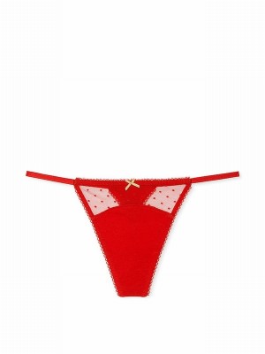 Red Victoria Secret Lipstick G String Underwear | EMTSL6834