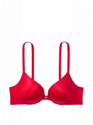 Red Victoria Secret Lipstick Obsessed Push Up Bras | DSPKE2871