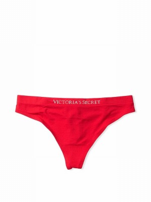 Red Victoria Secret Lipstick Thong Underwear | FLSRV9350