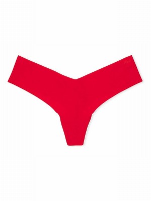 Red Victoria Secret Pepper High Leg Thong Underwear | JGBHA5108