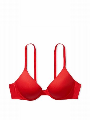 Red Victoria Secret Pepper Push Up Bras | ZOIKN4029
