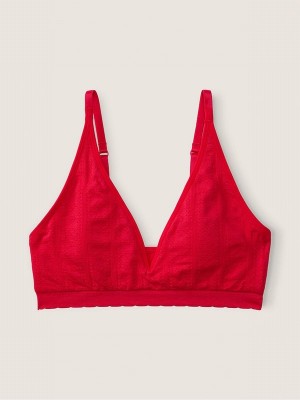 Red Victoria Secret Pepper Seamless Lightly Lined Bras | NUDAC7569