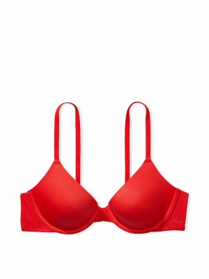 Red Victoria Secret Pepper T Shirt Bras | RGOMQ3271
