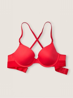 Red Victoria Secret Pepper T Shirt Bras | NIJUR8190