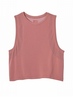 Rose Victoria Secret Winsor Seamless Muscle Tops | TCZFL5186