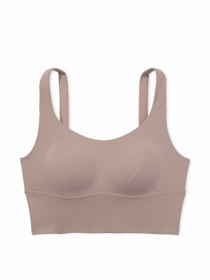 Rose / Beige Victoria Secret CandleNude Cross Back Mesh Bras | JSWRV7360