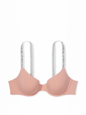 Rose / Pink Victoria Secret Misty Demi Lightly Lined Bras | CIUYZ6278
