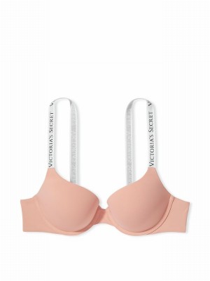 Rose / Pink Victoria Secret Misty Full Cup Push Up Bras | CPXLQ0857
