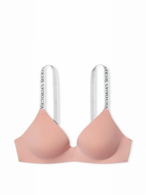 Rose / Pink Victoria Secret Misty Non WiLightly Lined Bras | JCYTP5324