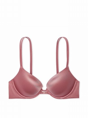 Rose / Pink Victoria Secret Vintage Push Up Bras | JLKOC1957