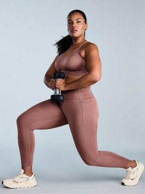 Rose / Pink Victoria Secret Vintage VSX Lightweight Mesh Medium Impact Sports Bra | PHASY0324