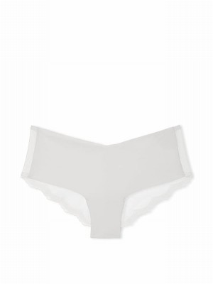 Silver / Grey Victoria Secret Pearl Cheeky Underwear | DIBCE3142