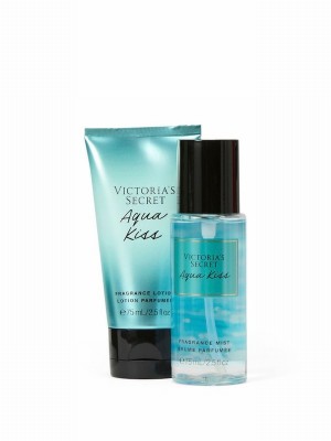 Victoria Secret Aqua Kiss 2 Piece Body Mist and Lotion Gift Set Perfume | VTXQP9675