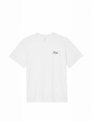 White Victoria Secret Cotton Oversized Nightwear | PIYDC2439