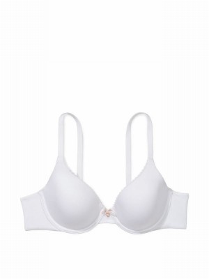 White Victoria Secret Full Cup Bras | KBQAS4105