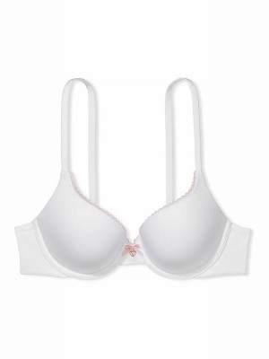 White Victoria Secret Fuller Cup Bras | QIJMY7308