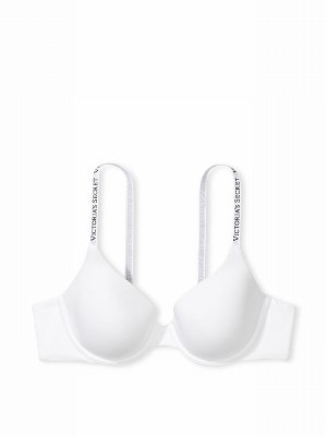 White Victoria Secret Lightly Lined Full Cup Bras | UPXLR7684