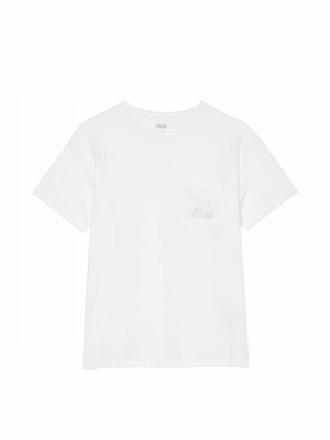 White Victoria Secret Optic Cotton Nightwear | ZUMGI8579