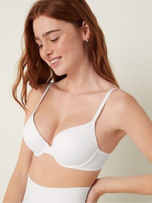 White Victoria Secret Push Up Smooth Push Up Bras | MSWOA4715