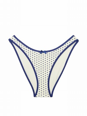 White Victoria Secret Sleepy Dotzilian Frankies Golden Hour Bikini Bottom | BXNWQ5063