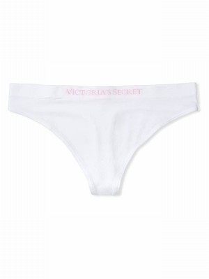 White Victoria Secret Thong Underwear | LOKGD0725